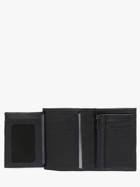 Wallet With Coin Purse Leather Madras Etrier Blue madras EMAD142 other view 2